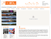 Tablet Screenshot of iel-energie.com